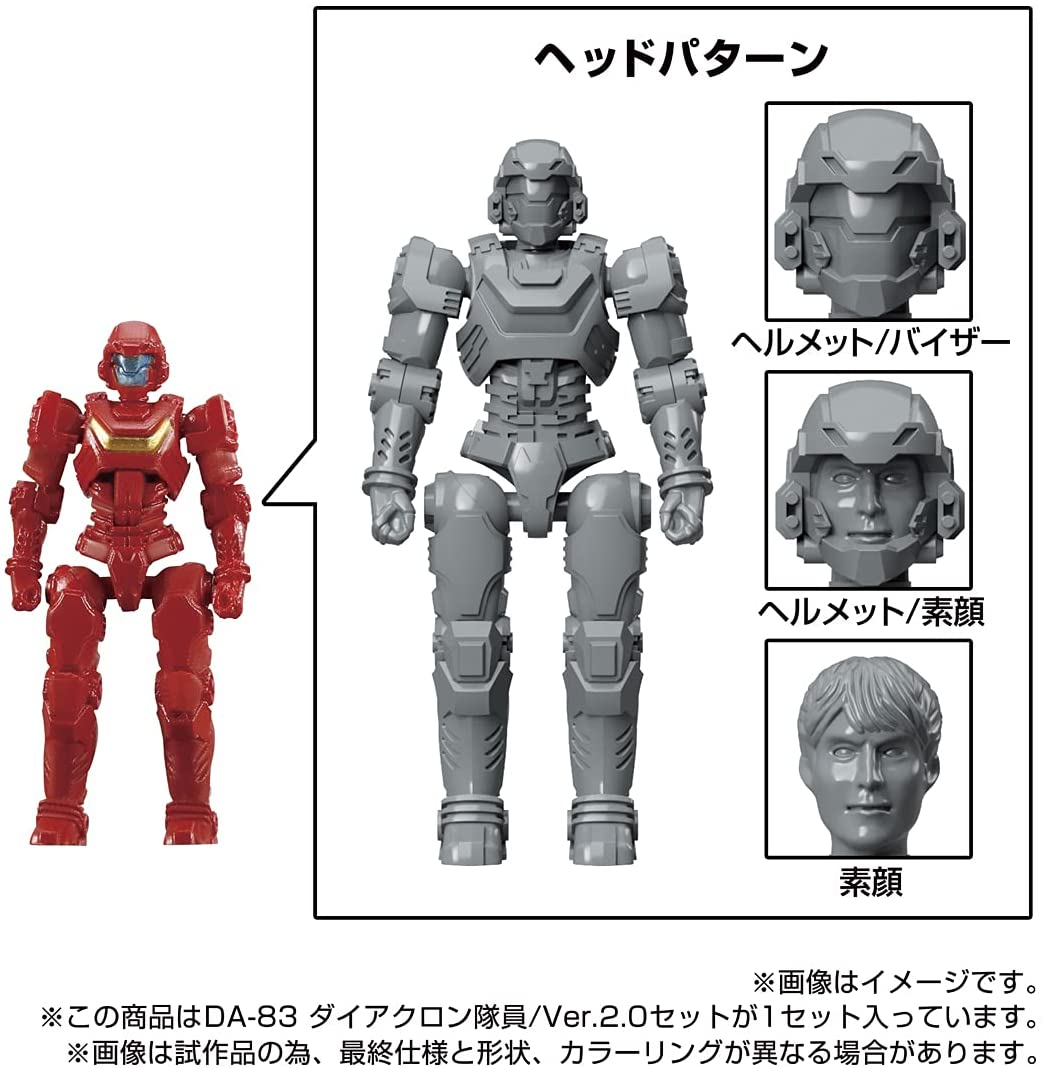 2022年1月29日発売 予約商品】DA-83 ダイアクロン隊員/Ver.2.0セット