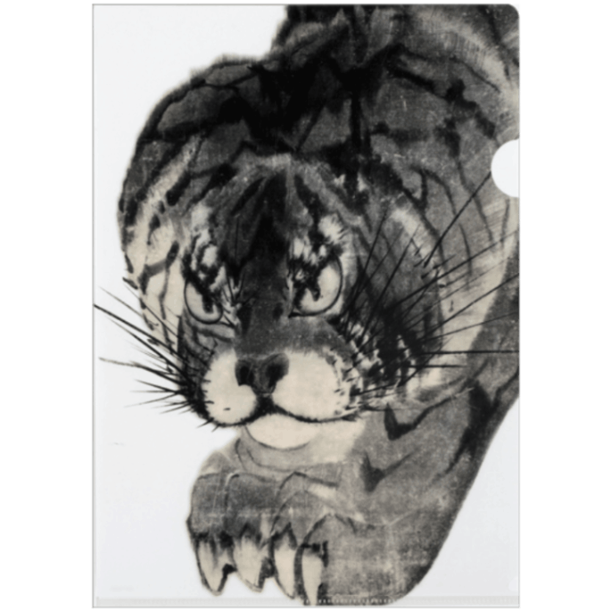 A4クリアファイル〈重文 虎図〉長沢芦雪京都便利堂オンラインショップ