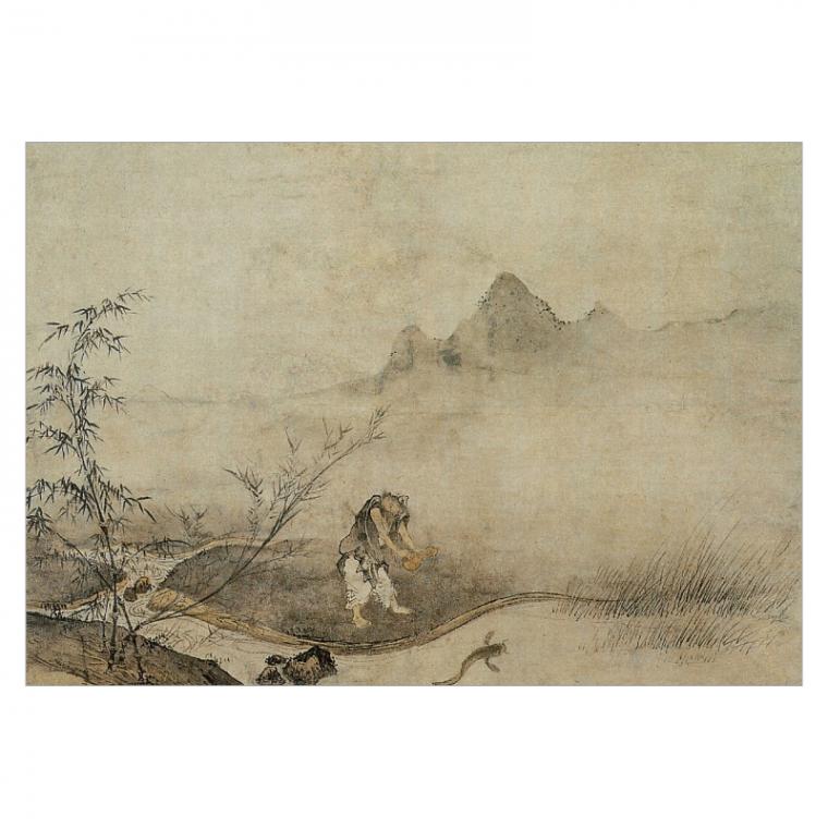 絵はがき〈国宝 瓢鮎図〉如拙 K-504京都便利堂オンラインショップ