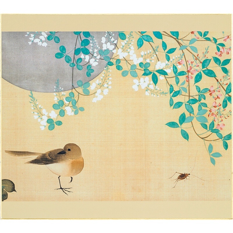 色紙〈四季花鳥図巻(秋)〉酒井抱一京都便利堂オンラインショップ