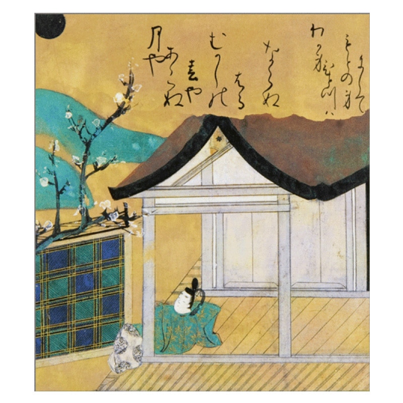 ミニ色紙〈伊勢物語図 西の対〉伝俵屋宗達京都便利堂オンラインショップ