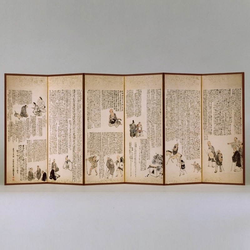 縮小屏風〈重文 奥の細道図屏風〉与謝蕪村京都便利堂オンラインショップ