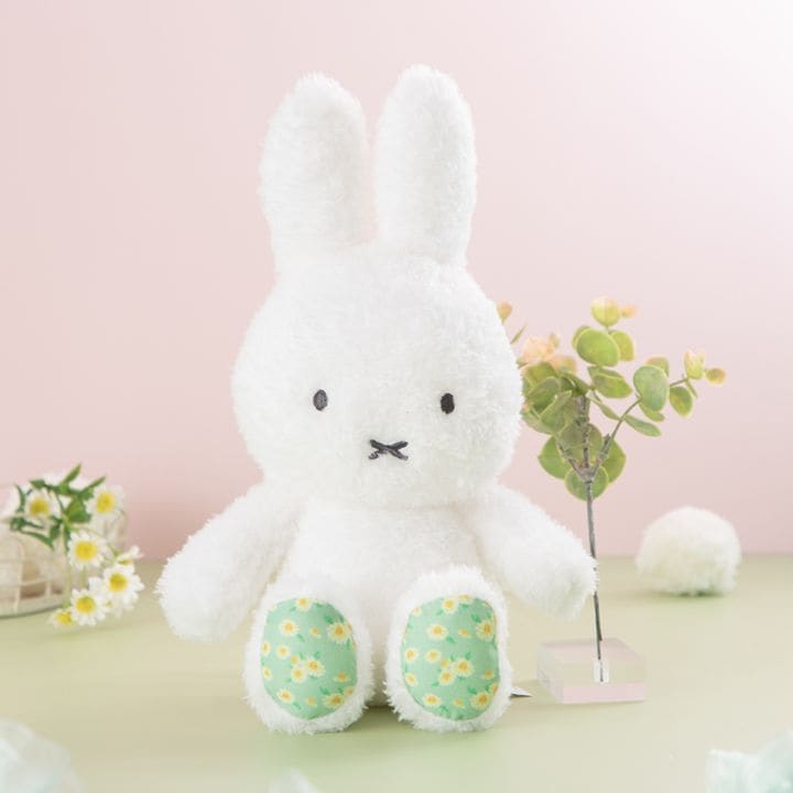 Flower Miffy ほわほわマスコット カモミールエプロンドレス グリーン
