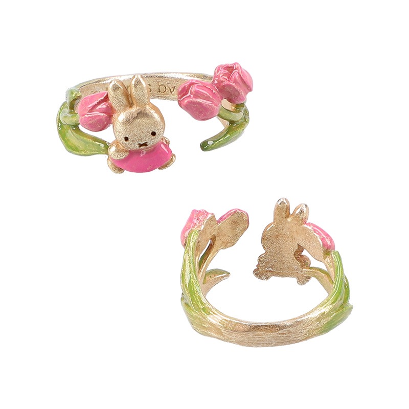 Flower Miffy パルナートポックコラボ フラワーリング チューリップ