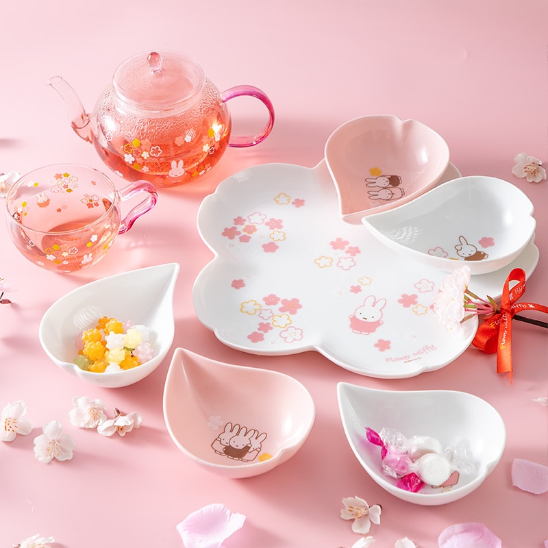 Flower Miffy さくらプレート アートフラワーセット | グッズ商品