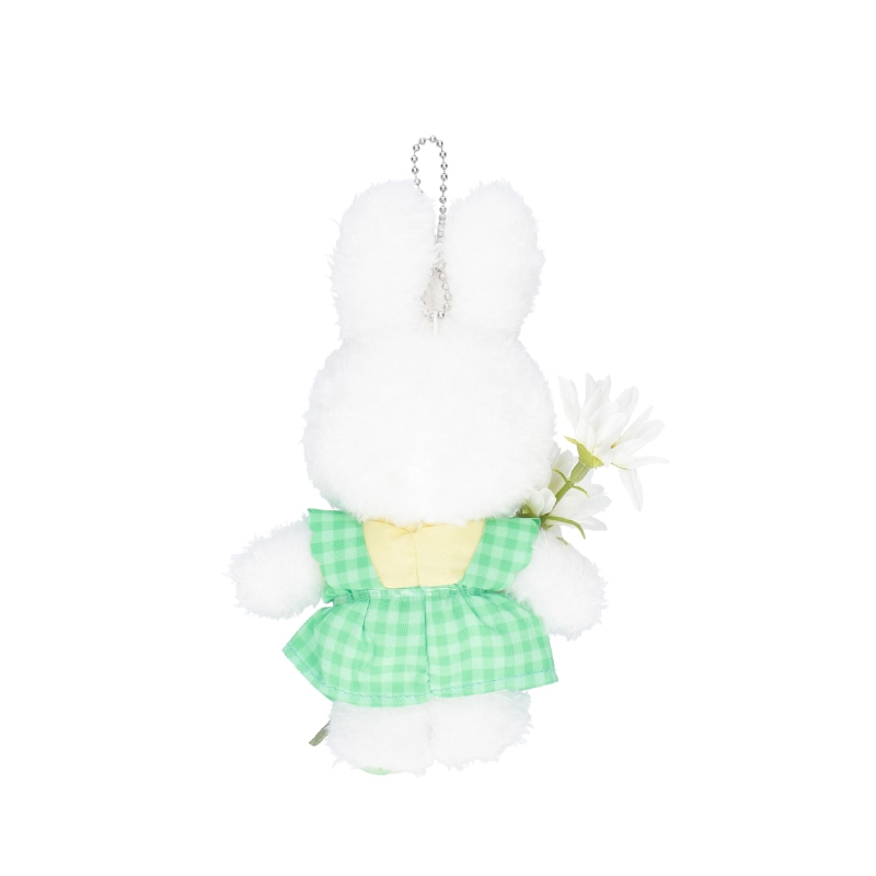 Flower Miffy ほわほわマスコット カモミールエプロンドレス グリーン