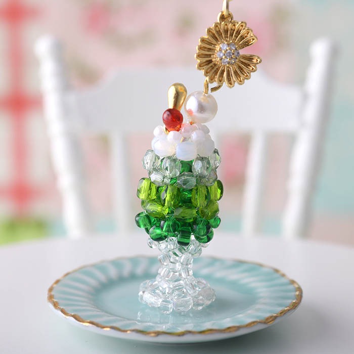 クリームソーダのチャーム 【作家：菊島美奈子（angelica