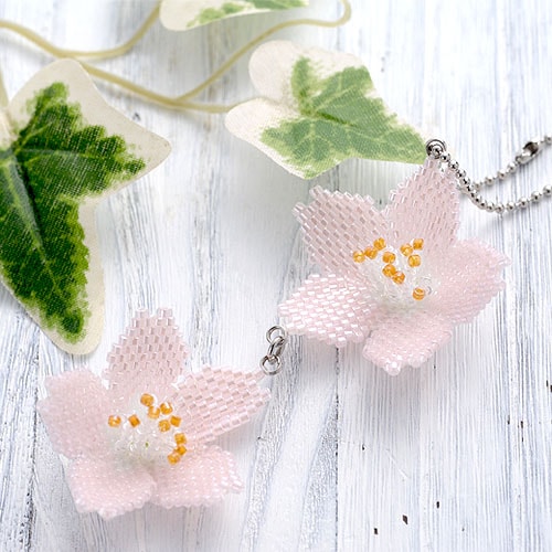 ビーズファクトリー フラワーモチーフキット～桜 ～ BFK-367