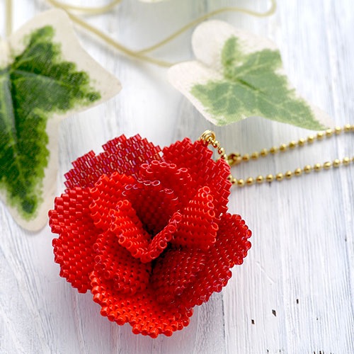 ビーズファクトリー フラワーモチーフキット（薔薇） BFK-371