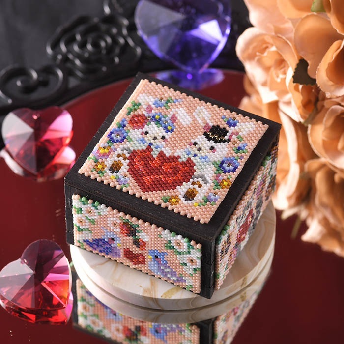 木製ボックス～動物たちのSweet Present～ 【ビーズマニア