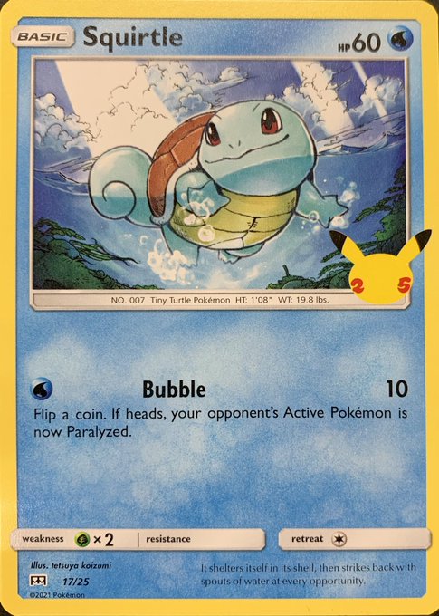 Squirtle/ゼニガメ≪英語≫[P](17/25) | ポケモンカードゲーム,海外