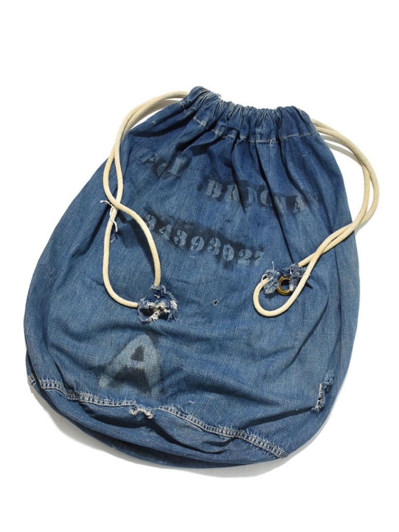 40's～ US,ARMY デニムランドリーバッグ ステンシル | SOLD OUT