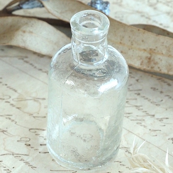 アンティーク昭和レトロ セール ガラス瓶 アンティーク昭和46年当時物