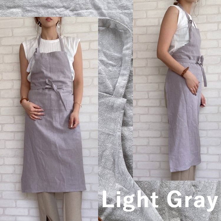 Bonnail_salonリネンエプロン サーラ | バック・エプロン,エプロン