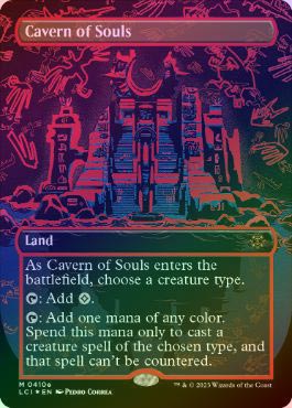 ネオンインクFOIL】【英】魂の洞窟/Cavern of Souls[多色MR]【LCI
