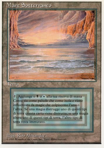 ドイツ語】Underground Sea[土地R]【3ED】 | モダン以下・特殊セット