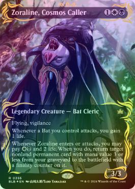 MTG BLB 星界を呼ぶ者、ゾラリーネ 英語版 レイズド FOIL MTG BLB 星界