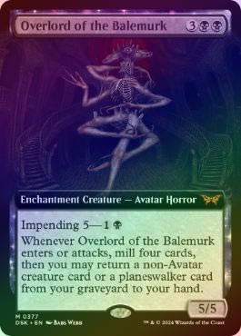 FOIL】【英】ベイルマークの大主/Overlord of the Balemurk[黒MR]【DSK