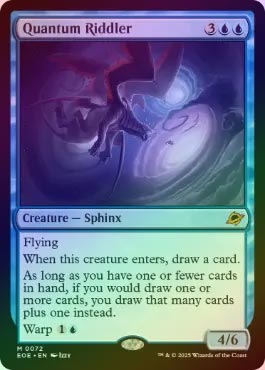 MtG 量子の謎かけ屋/Quantum Riddler 英語4枚 量子の謎かけ屋 英語 4枚