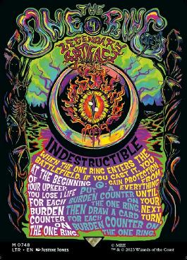 英】一つの指輪/The One Ring[無色MR]【LTR】[ホリデー・ボーダーレス