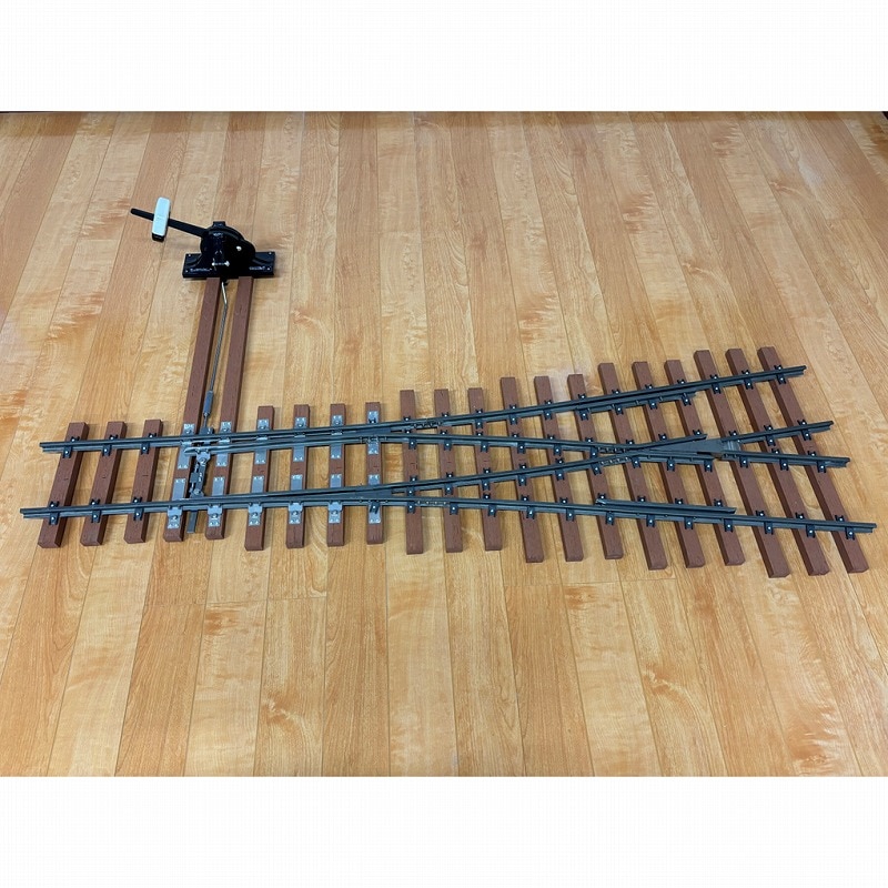 5インチゲージ用・ステンレス製特別ネームプレート付き「合成枕木製4番