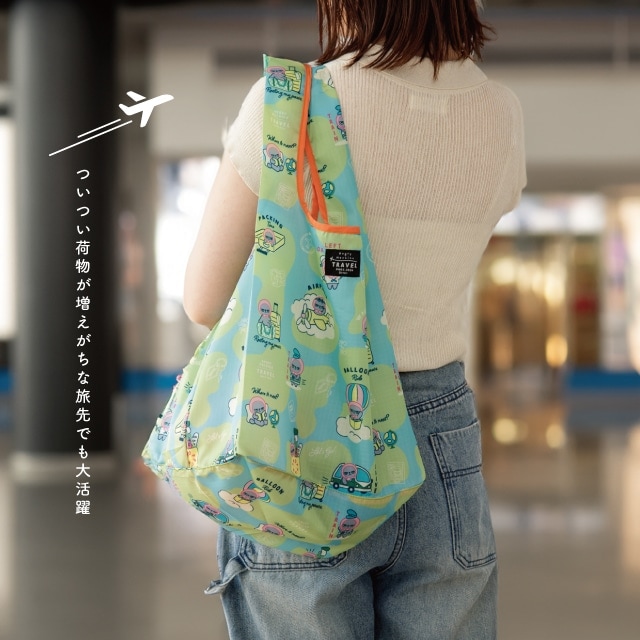 有料ギフトラッピング対応商品】エコバッグS アングリーマチコトラベル