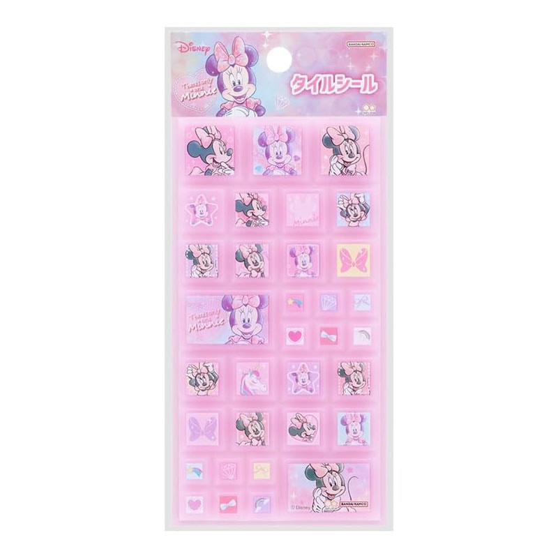 ゆめかわ！ タイルシール ミニーマウス レトロ かわいい プレゼント