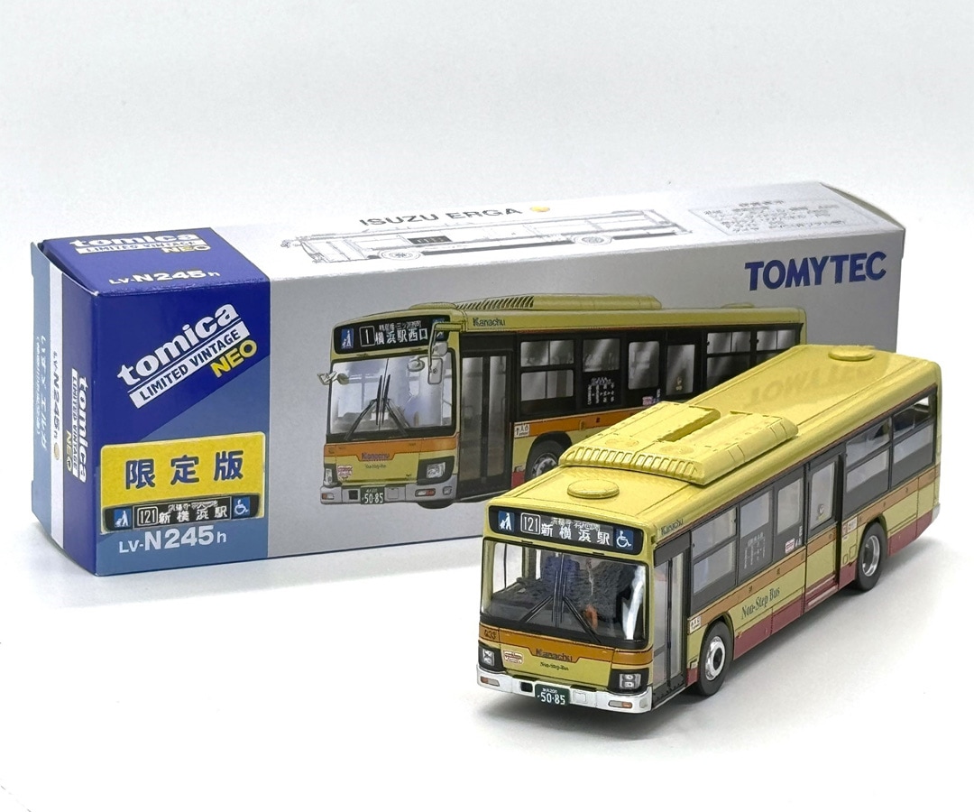 神奈川中央交通〉tomica LIMITED VINTAGE NEO いすゞエルガ（新横浜駅