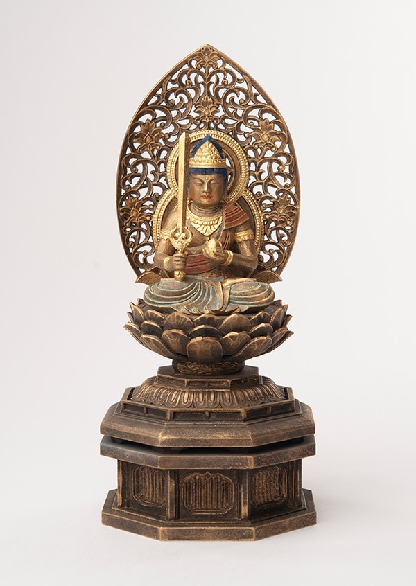 仏像】虚空蔵菩薩 丑・寅年の守護本 尊身丈2寸 古美彩色仕上げ | 干支