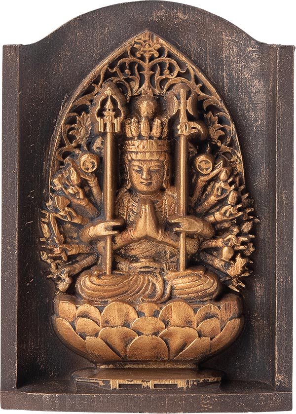 仏像】世界遺産 高野山金剛三昧院『十二支御守り本尊』千手観音(子