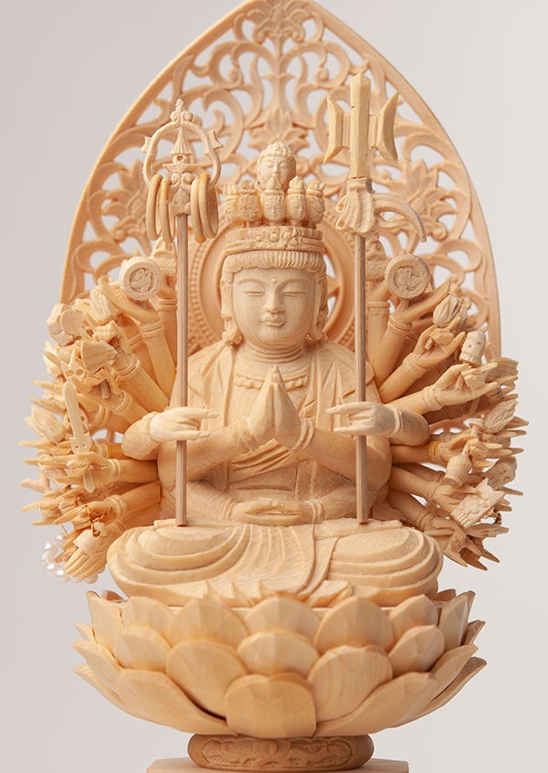 仏像】千手観音菩薩 子年の守護本尊 身丈2寸 | 開運・縁起物,干支守護