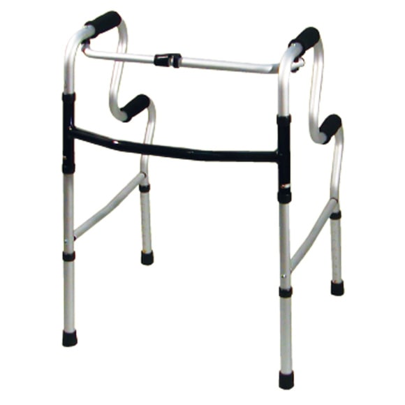 室内専用】モアウォーク固定式二段 キャスターなし ｜ シルバーカー