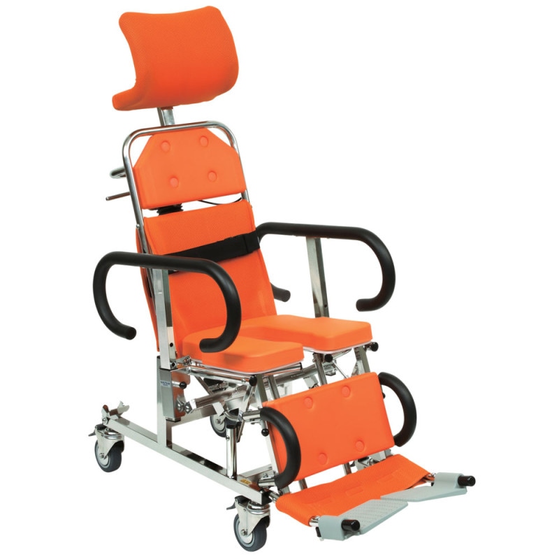 リクライニング式シャワーキャリー AL4（背・足元連動型） ｜ 入浴