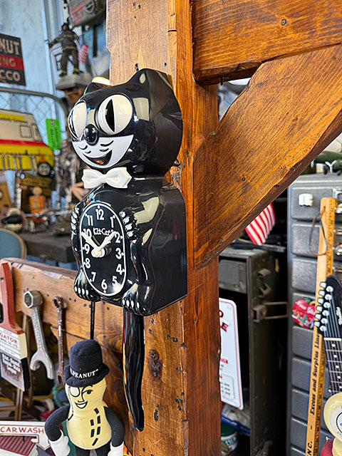 キット キャット クロック MADE IN U.S.A. キョロキョロと目玉が動く