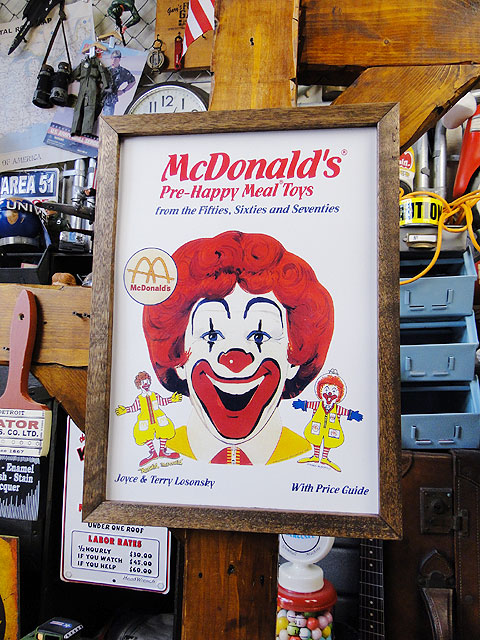 ポスターフレーム （マクドナルド/ドナルド） ポスター＆木製フレーム