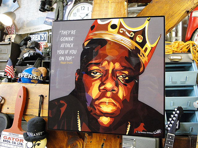 ノトーリアス B.I.G. ビギー・スモールズ ポップアートフレーム #068の