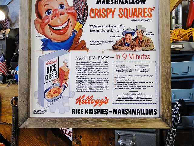 ポスターフレーム （ケロッグ/ライスクリスピー/マシュマロ） ポスター