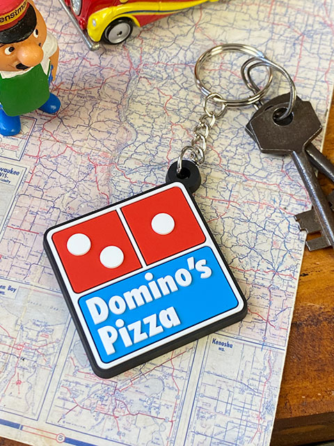 ドミノピザ ラバーキーホルダーの通販・販売 | アメリカ雑貨のテーマ