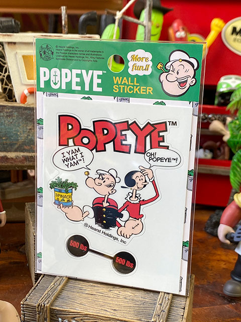 ポパイ オフィシャルステッカー （500lbsダンベル）の通販・販売