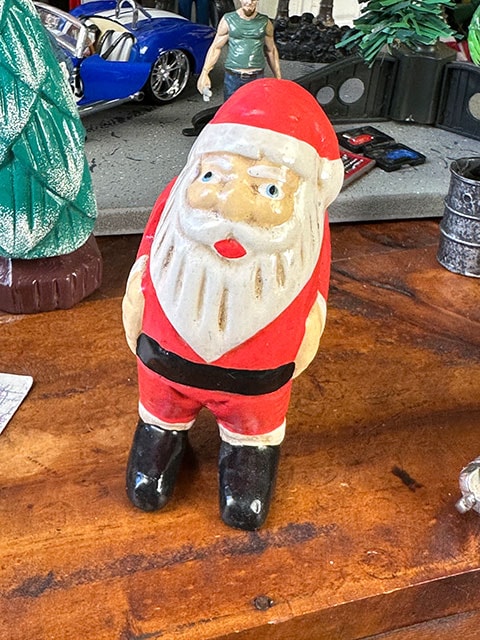 即日発送】 サンタクロース 人形 彫刻 置物 クリスマス ビンテージ