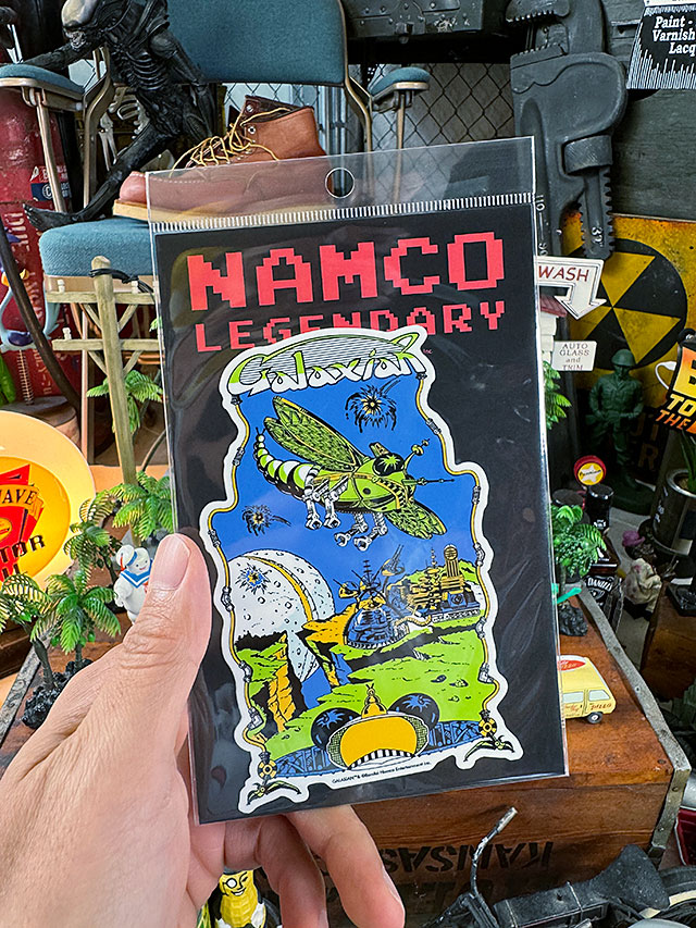 ナムコ オフィシャル ステッカー ギャラクシアン （PRイメージ/Lサイズ