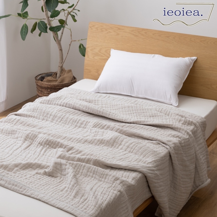 8重ガーゼケット】8重ガーゼ ケット シングルサイズ S 【ieoiea