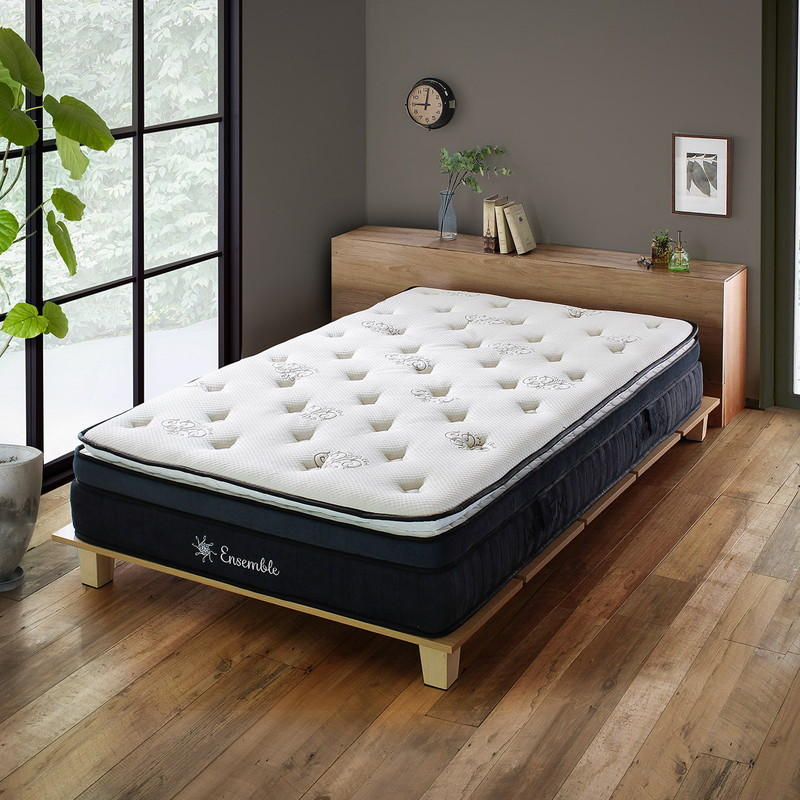 セミダブル】【寝心地重視】低反発ウレタン ポケットコイルマットレス