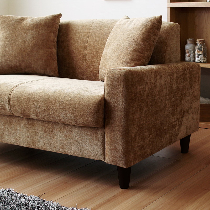 ソファセット【2人掛け×2台】/ コンパクトソファ デイジーファブリック