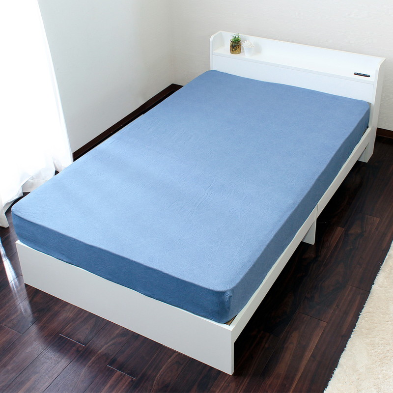 シングル】ベッドパッド BOXシーツ2枚 ベーシック3点セット【BASIC