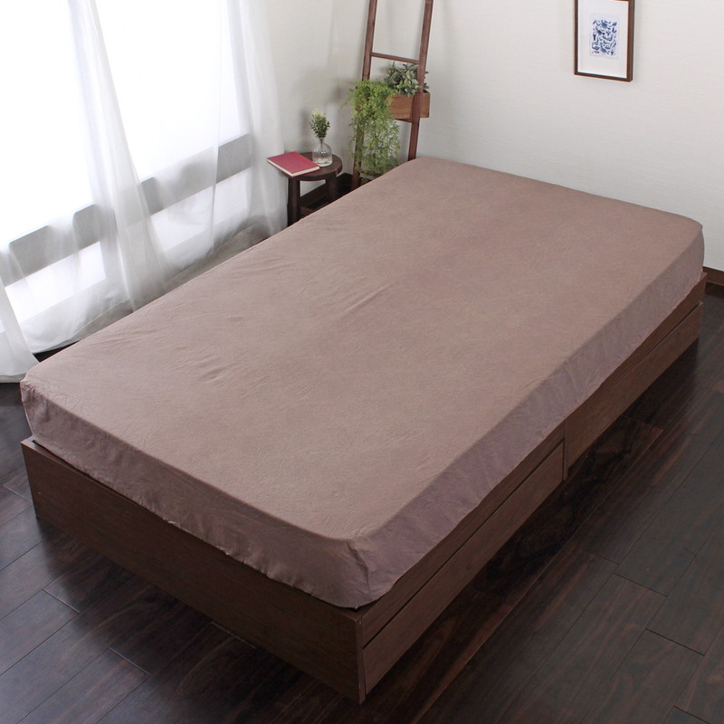 シングル】ベッドパッド BOXシーツ2枚 ベーシック3点セット【BASIC