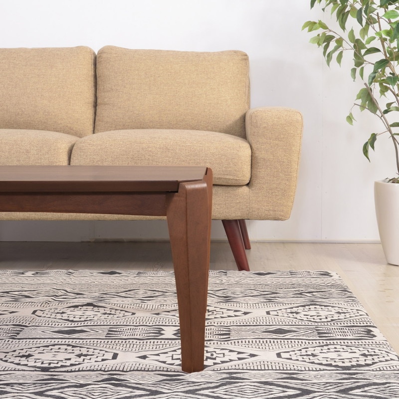 正方形幅75cm】天然木 こたつテーブル 正方形｜ベッド・マットレス