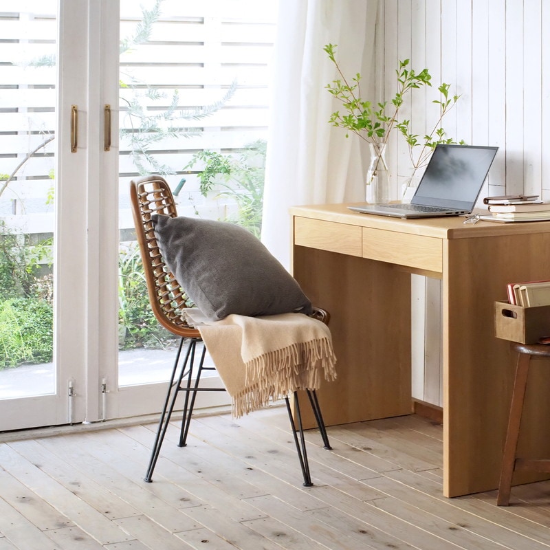 スチール脚 ラタンダイニングチェア｜ベッド・マットレス・インテリア