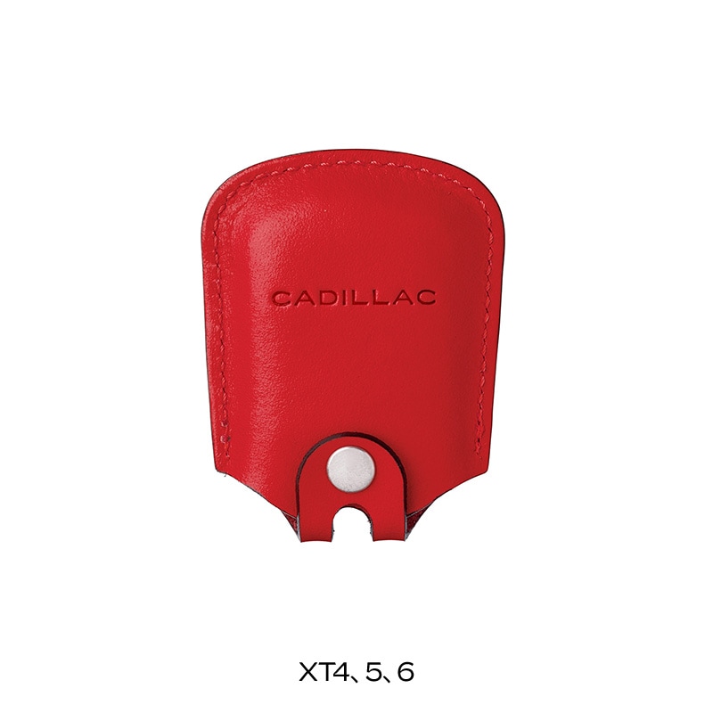 受注生産】レザーキーケース（RED）XT4、5、6／CT5／ESCALADE※受注生産