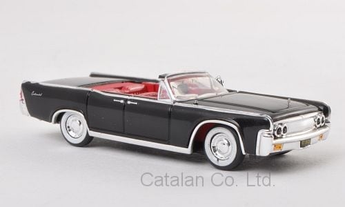 1/87 リンカーン コンチネンタル コンバーチブル ブラック 黒 Lincoln